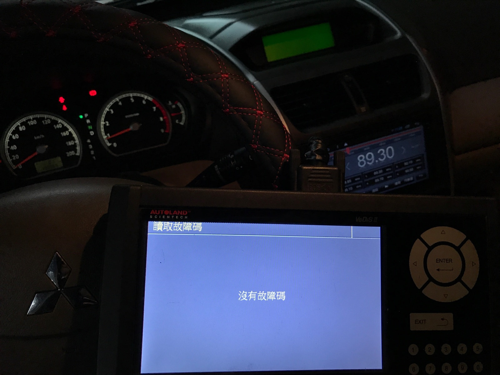 歷史案例中單一模組顯示沒有故障碼。